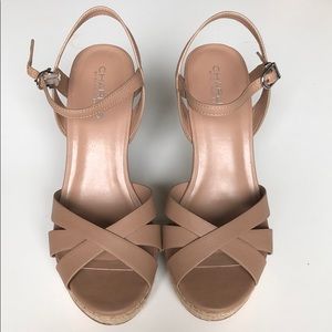 Nude wedge